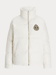 Lauren Ralph Lauren Crest Patch Down Puffer Coat - Image 10 of 10