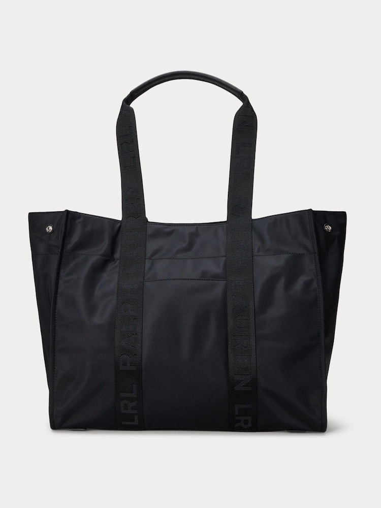 Schwarz - Lauren Ralph Lauren Nylon Extra-Large Stevie Tote Bag - Bild 2 von 6
