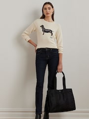 Schwarz - Lauren Ralph Lauren Nylon Extra-Large Stevie Tote Bag - Bild 6 von 6