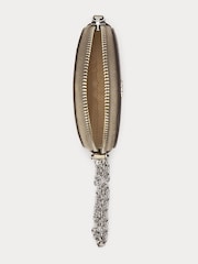 Lauren Ralph Lauren Crosshatch Leather Round Pouch Bag - Image 3 of 3