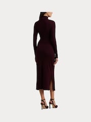 Lauren Ralph Lauren Tie-Front Turtleneck Dress - Image 5 of 8