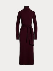 Lauren Ralph Lauren Tie-Front Turtleneck Dress - Image 8 of 8
