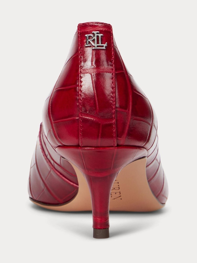 Buy Lauren Ralph Lauren Adrienne Crocodile Leather Court Kitten