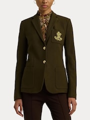 Lauren Ralph Lauren Anfisa Crest Logo Blazer Jacket - Image 5 of 5
