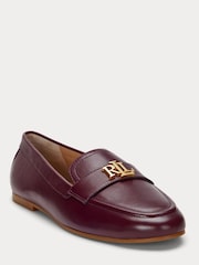 Lauren Ralph Lauren Averi III Burnished Leather Loafers - Image 1 of 4