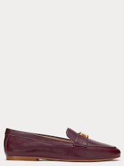 Lauren Ralph Lauren Averi III Burnished Leather Loafers - Image 2 of 4