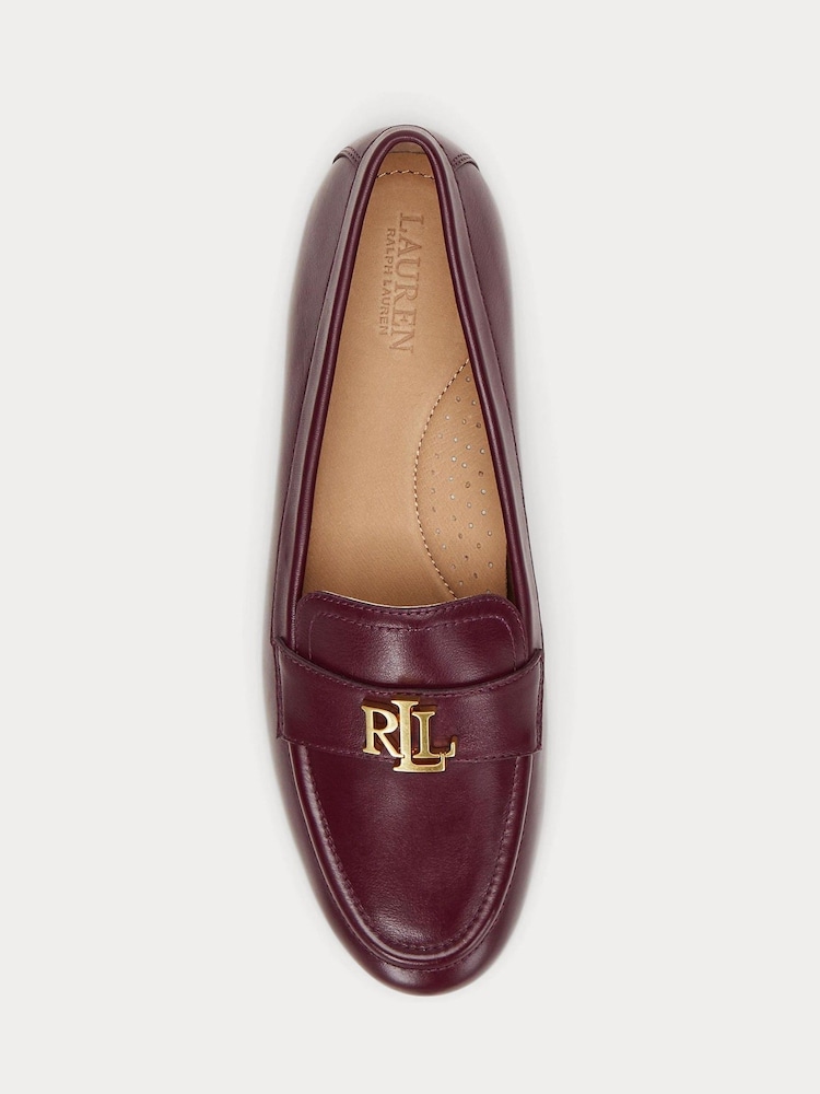 Lauren Ralph Lauren Averi III Burnished Leather Loafers - Image 4 of 4