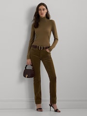 Lauren Ralph Lauren Silk Blend Turtleneck Jumper - Image 4 of 5