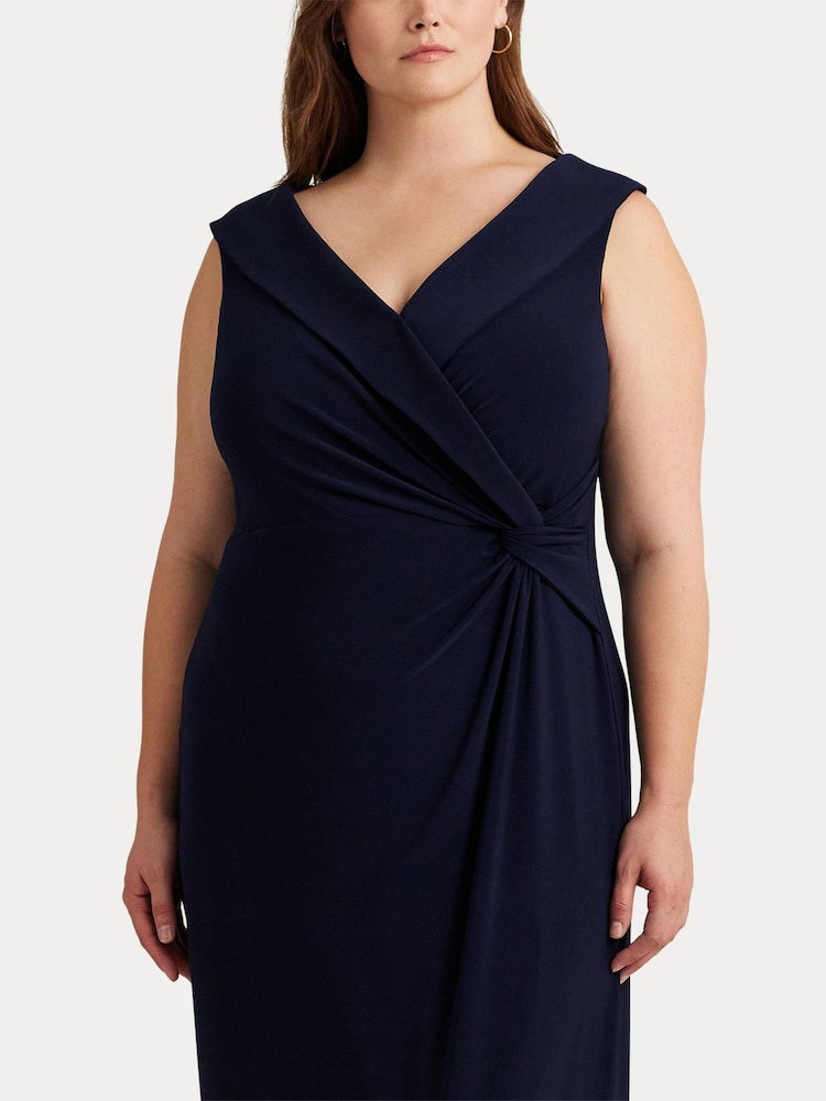Lauren Ralph Lauren Curve Jersey Dress - Image 4 of 6
