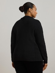 Lauren Ralph Lauren Rayon Nylon Black Blazer - Image 4 of 10