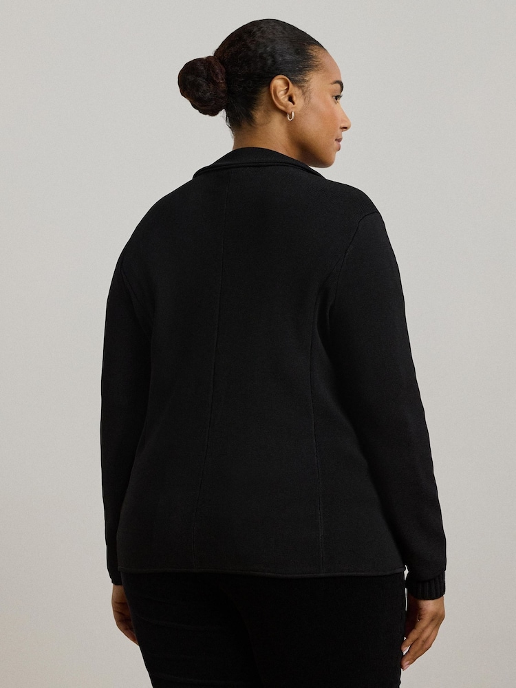 Lauren Ralph Lauren Rayon Nylon Black Blazer - Image 4 of 10