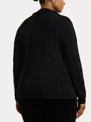 Lauren Ralph Lauren Rayon Nylon Black Blazer - Image 7 of 10