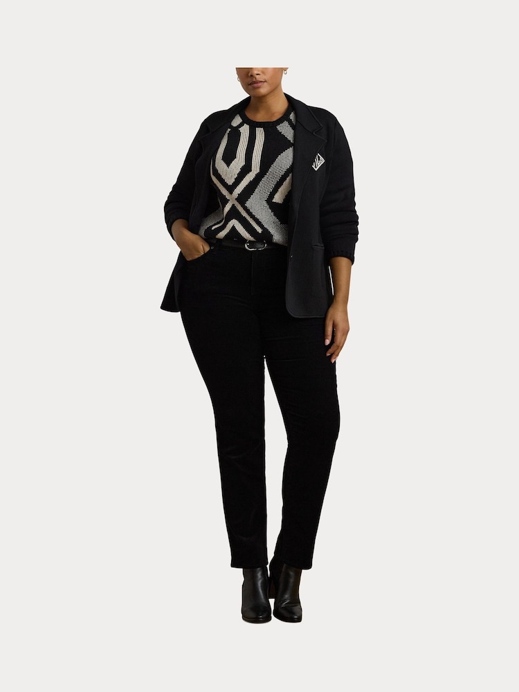 Lauren Ralph Lauren Rayon Nylon Black Blazer - Image 9 of 10