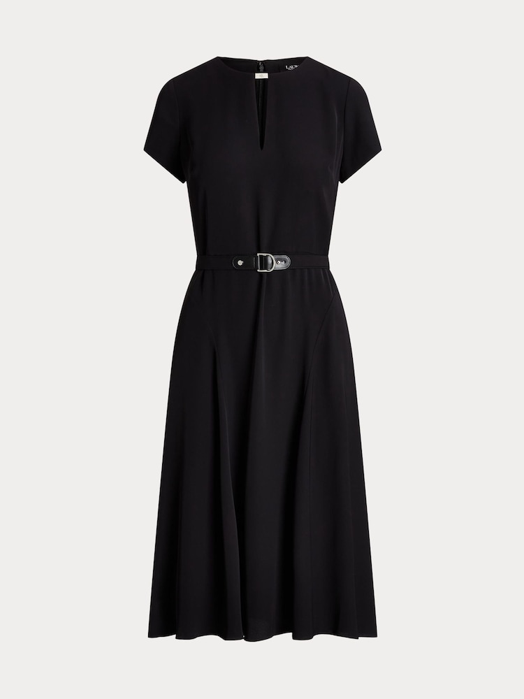 Lauren Ralph Lauren Belted Georgette Dress - Bild 9 von 9