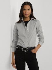 Lauren Ralph Lauren Striped Easy Care Cotton Shirt - Image 1 of 8