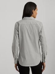 Lauren Ralph Lauren Striped Easy Care Cotton Shirt - Image 2 of 8