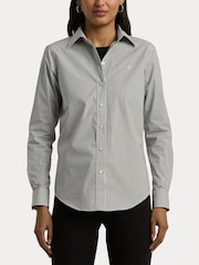 Lauren Ralph Lauren Striped Easy Care Cotton Shirt - Image 6 of 8