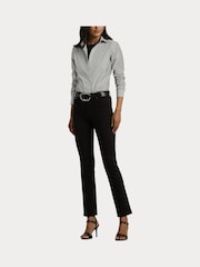 Lauren Ralph Lauren Striped Easy Care Cotton Shirt - Image 7 of 8