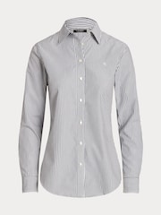 Lauren Ralph Lauren Striped Easy Care Cotton Shirt - Image 8 of 8