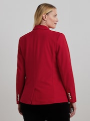 Lauren Ralph Lauren Curve Anfisa Crest Logo Blazer Jacket - Image 2 of 9