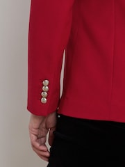 Lauren Ralph Lauren Curve Anfisa Crest Logo Blazer Jacket - Image 7 of 9