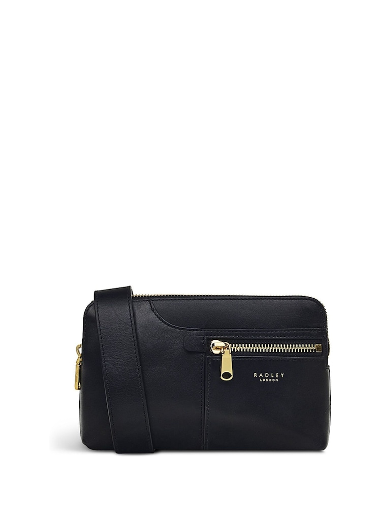 Radley London Small Pockets Icon Ziptop Cross-Body Black Bag - Image 1 of 4