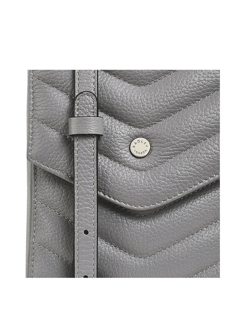 Radley London Medium Grey Rowe Avenue Phone Cross-Body Bag - Image 4 of 4