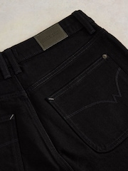 White Stuff Black Tia Wide Leg Crop Jeans - Image 6 of 6
