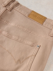 White Stuff Natural Tia Wide Leg Crop Jeans - Image 7 of 7