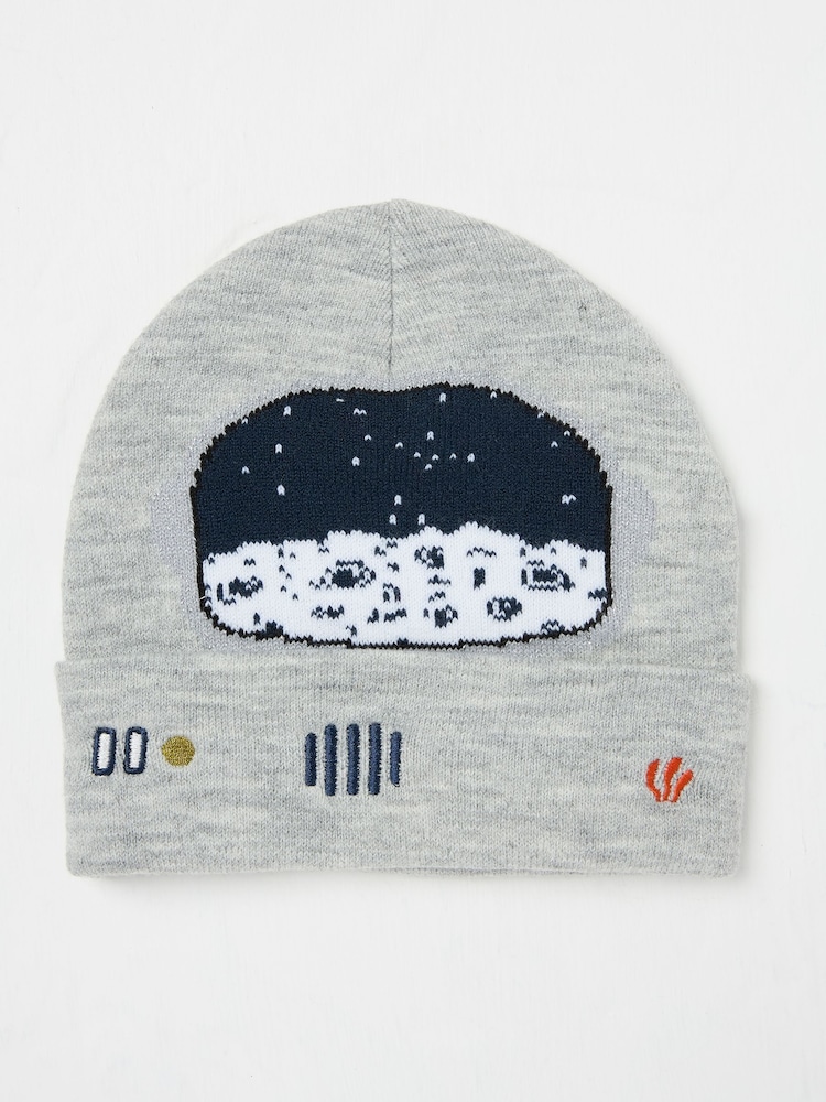 FatFace Grey Space Helmet Hat - Image 1 of 2