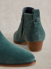 White Stuff Blue Willow Suede Ankle Boots - Image 4 of 4