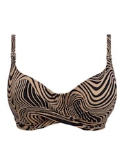 Fantasie Brown Full Cup Mocha Pemba Island Underwire Full Cup Bikini Top - Image 6 of 6