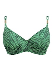 Fantasie Green Emerald Punta Mita Underwire Gathered Full Cup Bikini Top - Image 6 of 6
