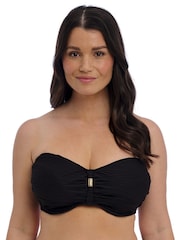 Fantasie Black Underwired Bandeau Beach Waves Bikini Top - Image 4 of 6