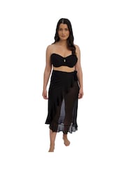 Fantasie Black Underwired Bandeau Beach Waves Bikini Top - Image 5 of 6