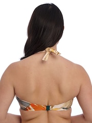 Fantasie Yellow Warm Sunset Maya Bay Underwire Halter Bikini Top - Image 5 of 6