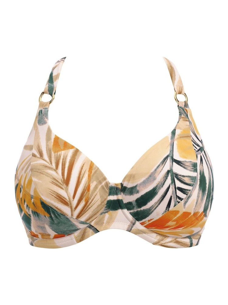 Fantasie Yellow Warm Sunset Maya Bay Underwire Halter Bikini Top - Image 6 of 6