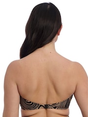 Fantasie Brown Underwired Bandeau Mocha Pemba Island Underwire Full Cup Bikini Top - Image 5 of 7