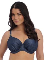 Fantasie Blue Midnight Sparkle Paros Coast Underwire Gathered Full Cup Bikini Top - Image 4 of 6