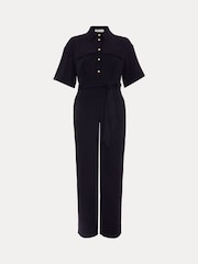 Phase Eight Blue Petite Tallulah Utility Jumpsuit - Image 7 of 7