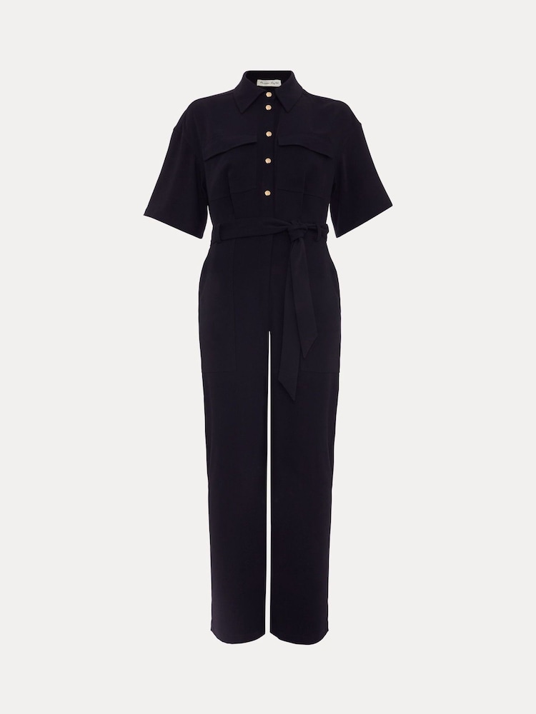 Phase Eight Blue Petite Tallulah Utility Jumpsuit - Image 7 of 7