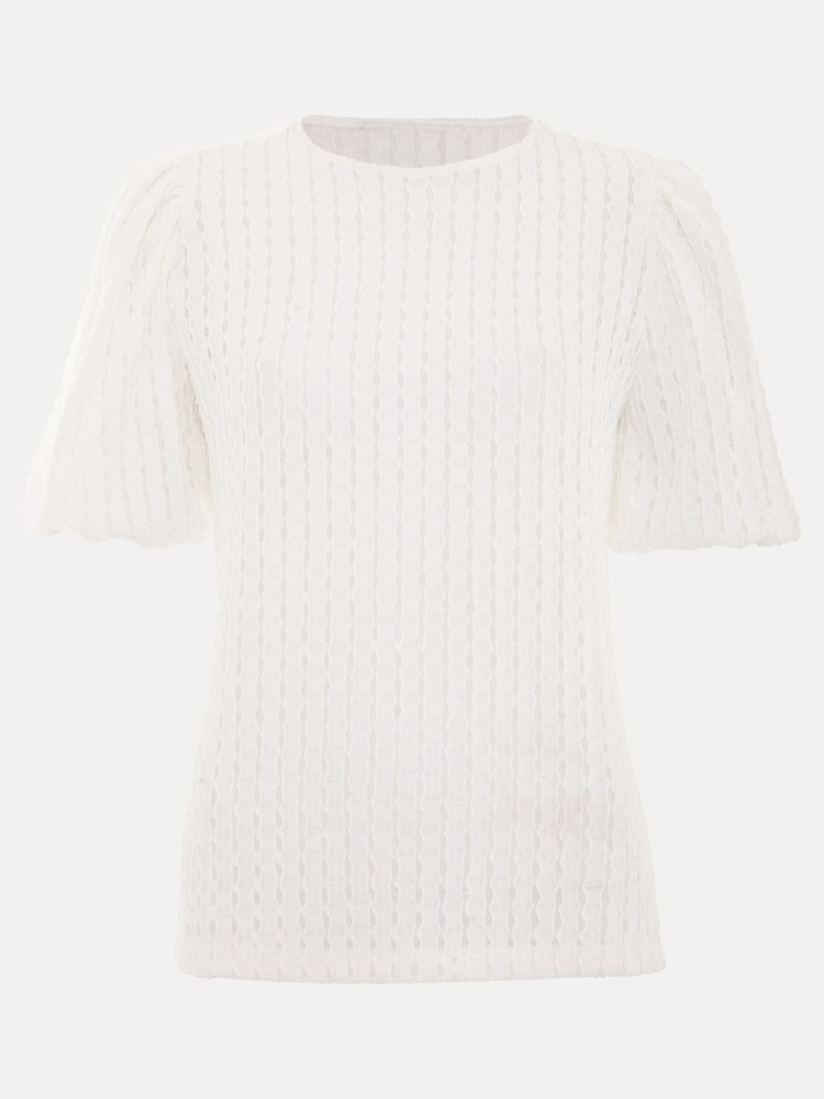 Phase Eight Cream Aurora Textured Top - Image 6 of 6 Phase Eight Cream Aurora Textured Top - Image 6 of 6