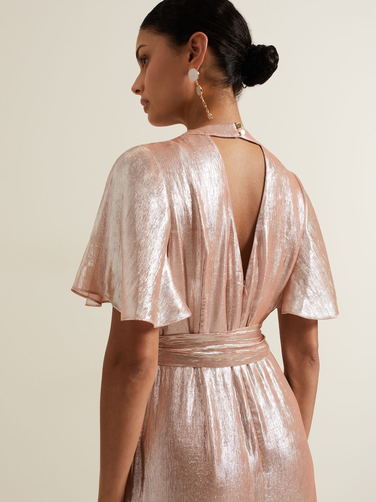 phase eight metallic dress Masie Metallic Jersey Maxi Dress