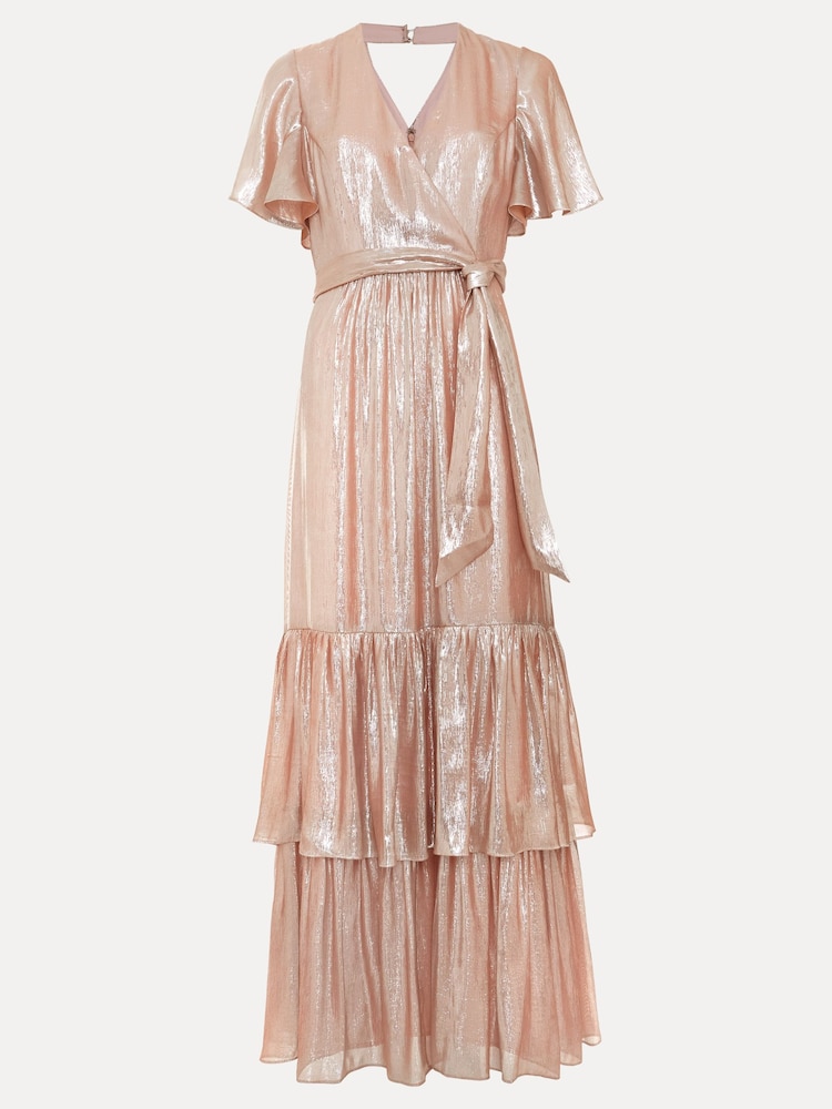 Phase Eight Metallic Fleur Maxi Dress - Image 7 of 7