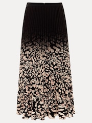 Phase Eight Natural Elmina Geo Pleated Midi Skirt - Image 7 of 7