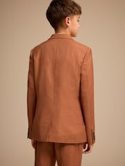Mocha Brown Suit Jacket (3-16yrs) - Image 8 of 14