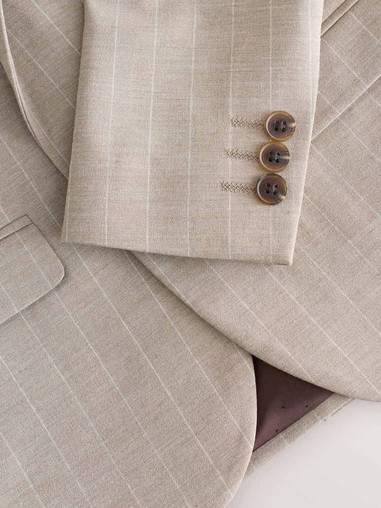 Neutraal - Relaxed Fit Stripe Suit Jacket (3-16yrs) - Image 10 of 12