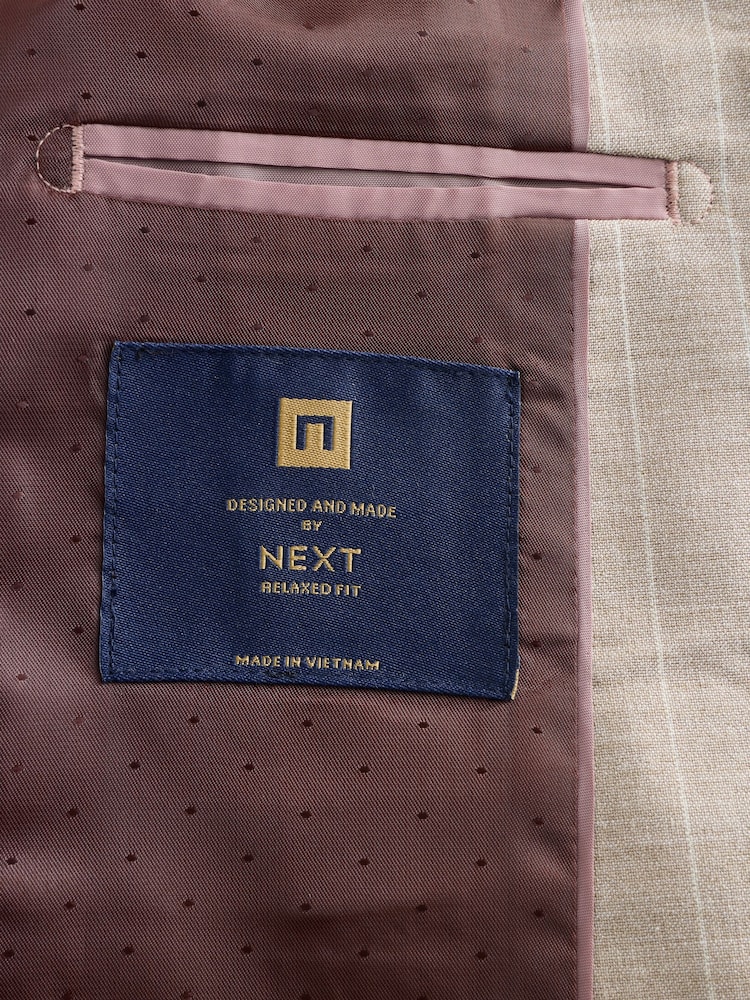 Neutraal - Relaxed Fit Stripe Suit Jacket (3-16yrs) - Image 12 of 12