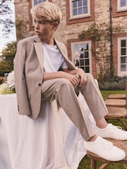 Neutraal - Relaxed Fit Stripe Suit Jacket (3-16yrs) - Image 6 of 12