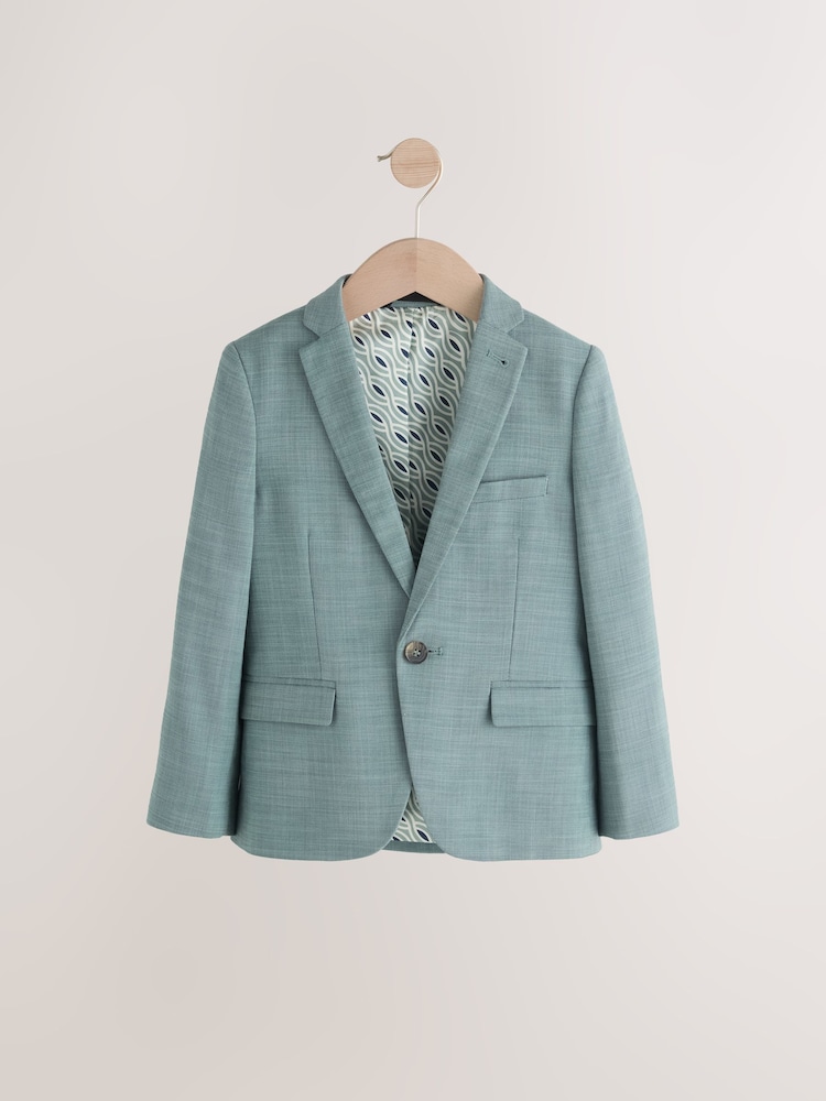 Teal Blue Suit Jacket (12mths-16yrs) - Image 5 of 8